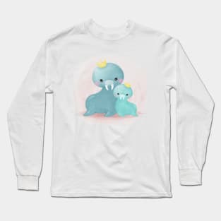 Sea Lion Motherhood Long Sleeve T-Shirt